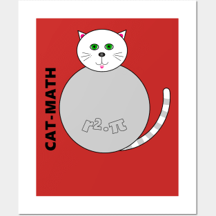 Circle-r2 pi-cat-math Posters and Art